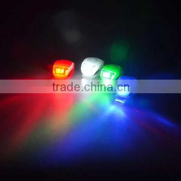 Bicycle Cycling Head Front Rear Wheel Light Silicone LED Light