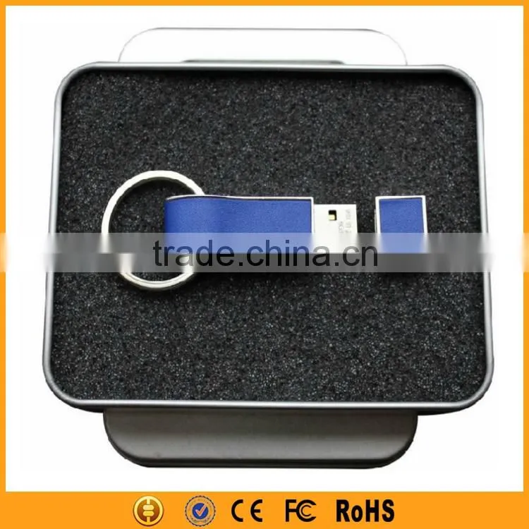 Top-grade Real Capacity Fashion Leather usb pen drive wholesale