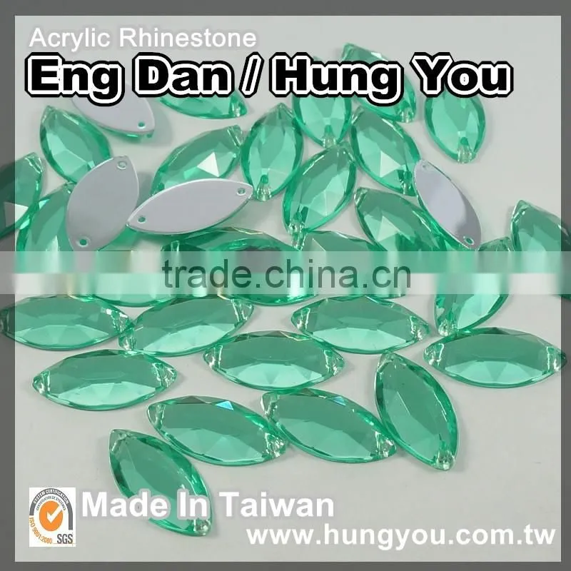 Unique design transparent color rhinestone for clothes