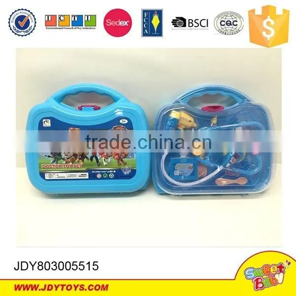 2016 new cute pig doctor's tackle doctor tool funny game for kid