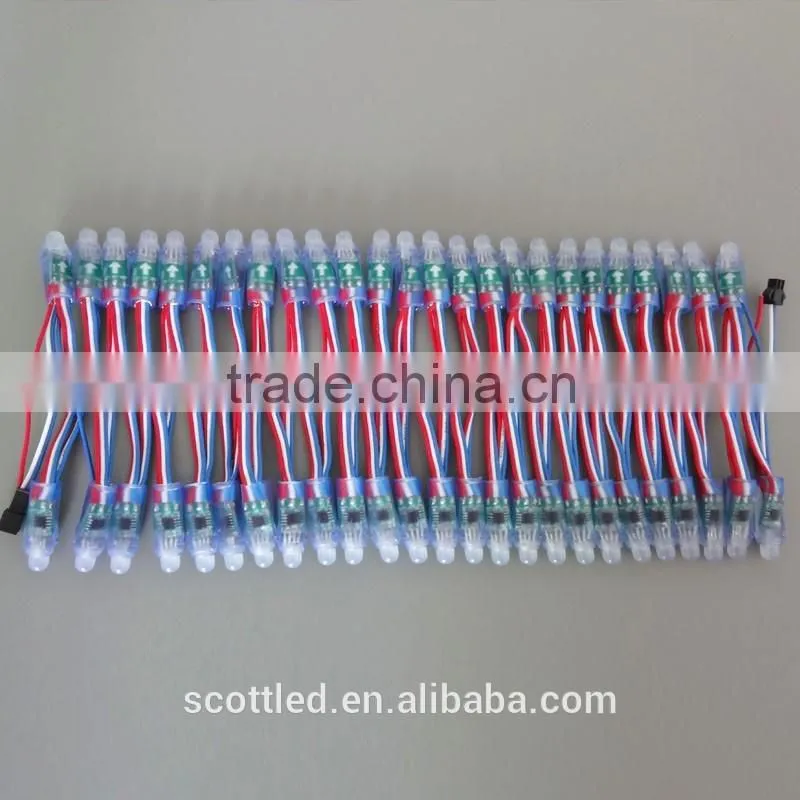 12V 0.6W 12mm WS2811 RGB LED Pixel Light IP68 waterproof