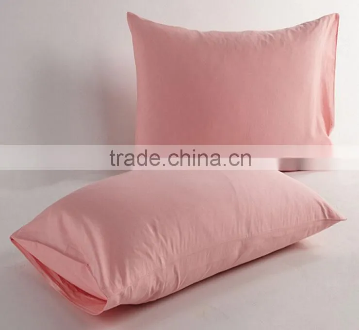 custom pure 100% cotton twill pillow cases