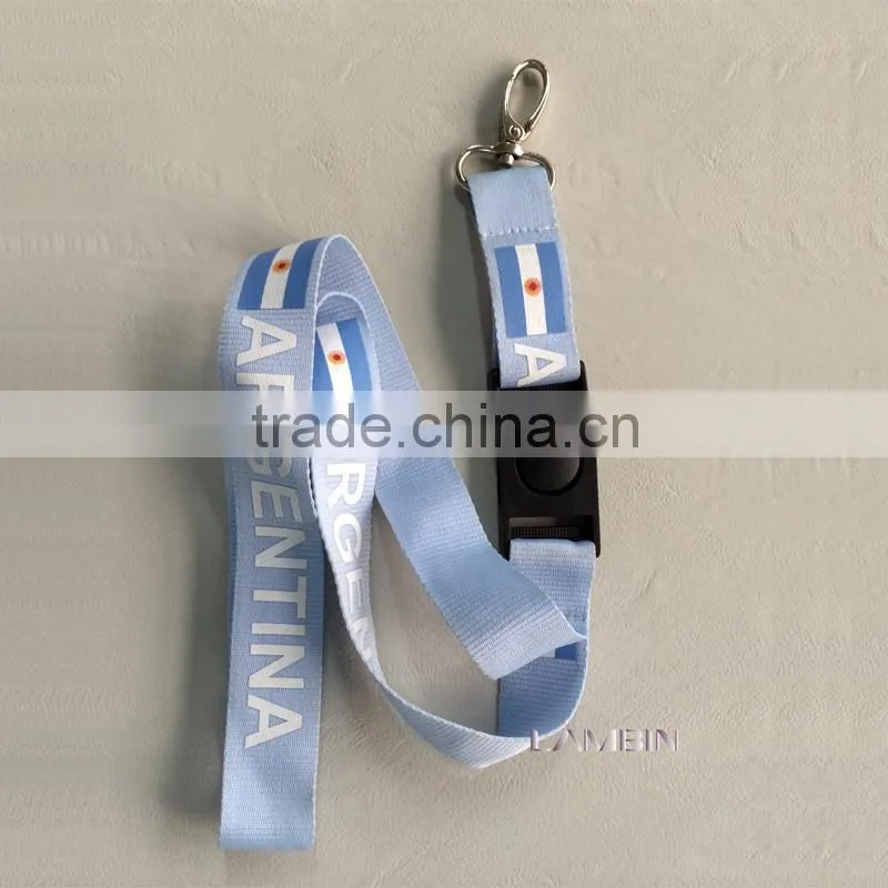 Custom hanging lanyard sling rope belt strap for credentials