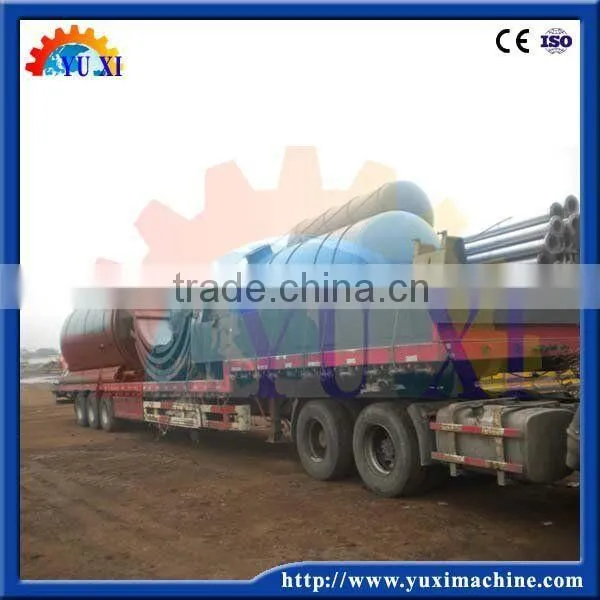 European standard waste rubber pyrolysis machine / waste plastic pyrolysis plant popular in Poland