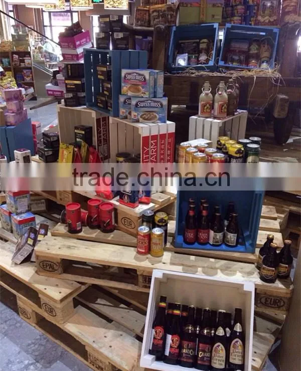 supermarket wooden pallet made in china