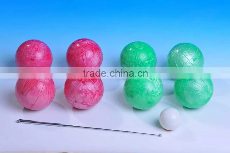High quality resin material sport game bocce ball sets