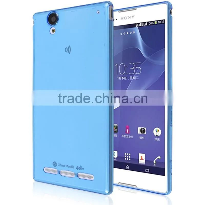 ultra-thin TPU cases back cover case for sony Xperia G T3 hard back cover case