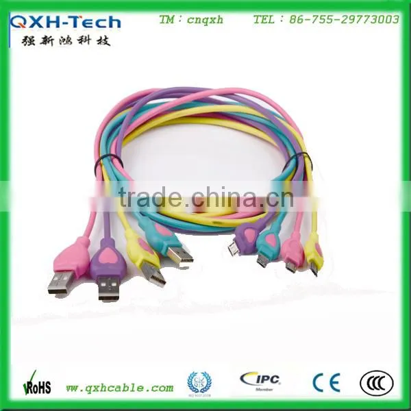 Colorful Unique Design High Quality Micro USB cable