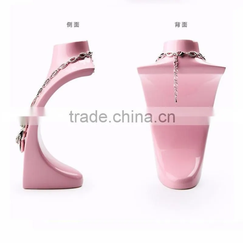 2016 new resin paint like jewelry display props model neck neck mode display shelf RX004