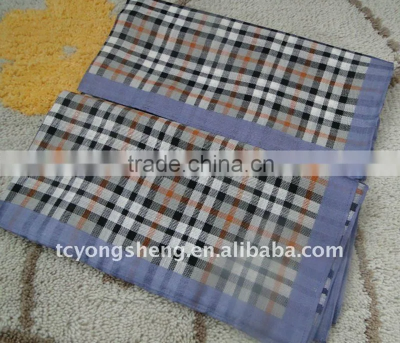 check pattern handkerchief