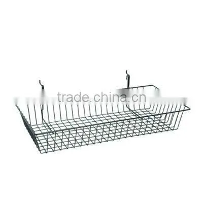 Metal wire supermarket hanging basket