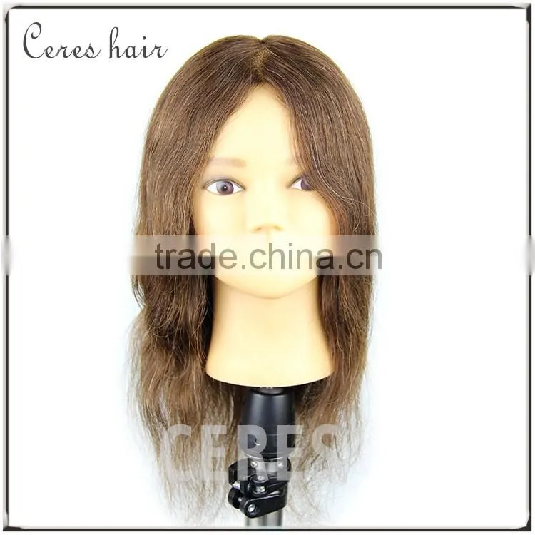 Premium quality 100% Human Hair training head female mannequin head
