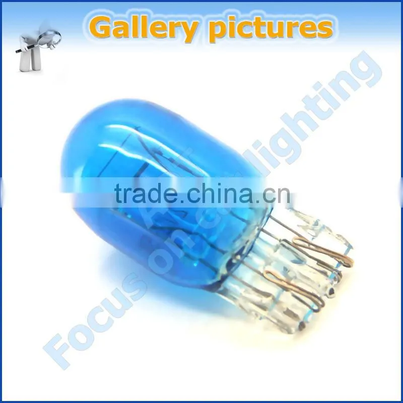 Ultra bright 7443 plasma halogen bulbs brake lights 12V T20 W21/5W 7500K tail lamp made in China