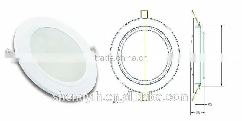 2016 12W LED Down Light Cool White hot sell good quality ceiling light slim led