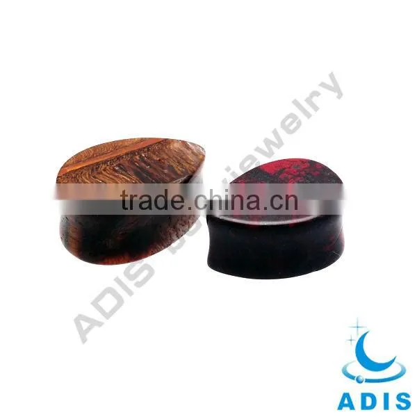 Wholesale natural stone ear expander plugs jewelry