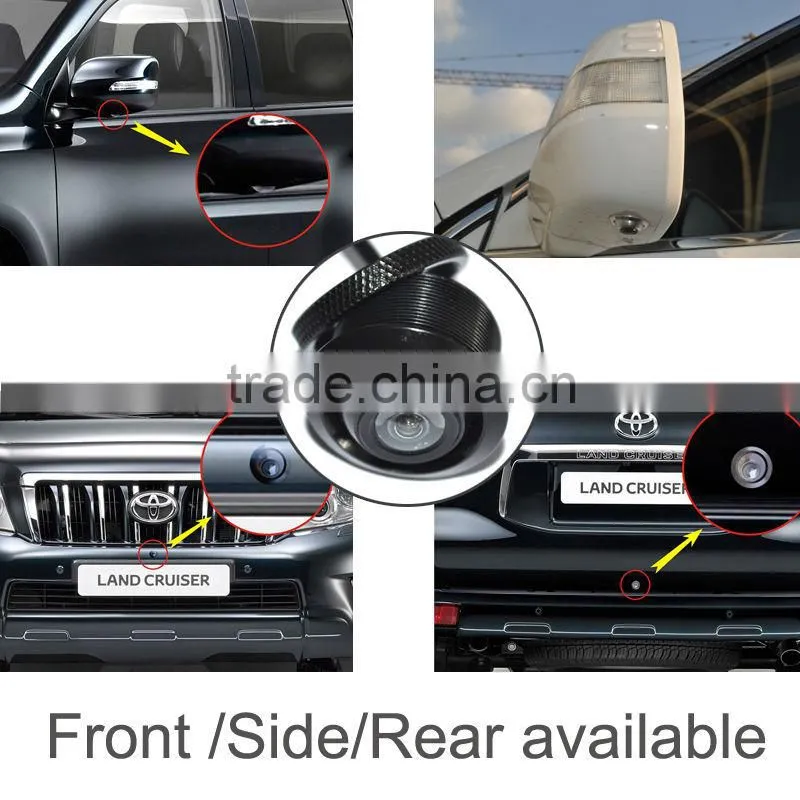 Factroy waterproof hot selling 1089chip hd 360 degree car parking camera
