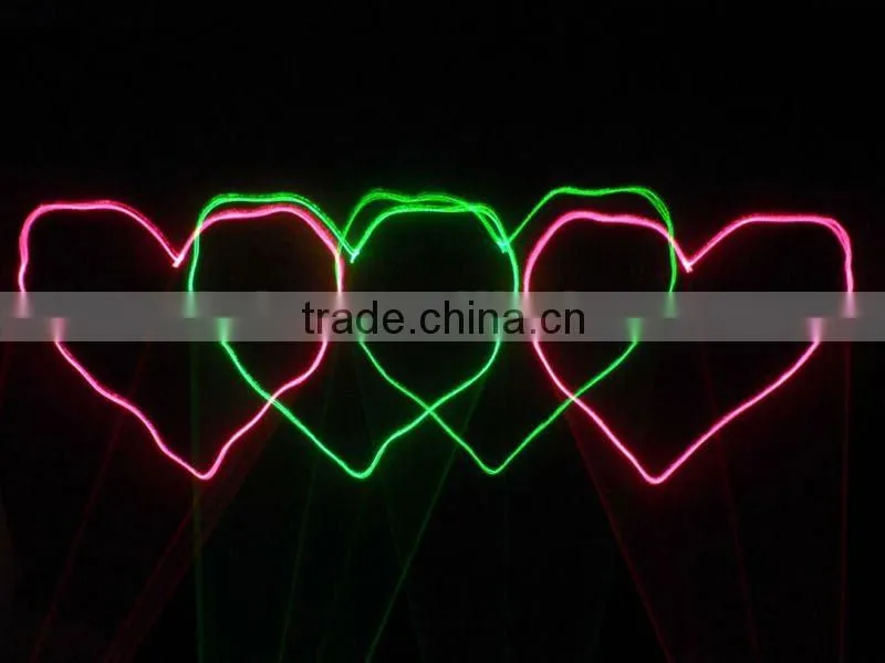 2 heads Laser Party Lights Red&green with NEW effects