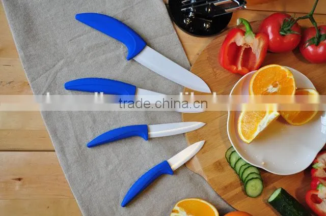 Hot selling best quality easy soft touch handle Ceramic Knives set all sizes General Use