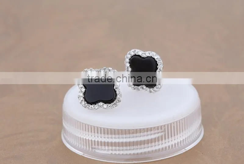 Black 925 sterling silver jewelry set, 2015 latest jewellery