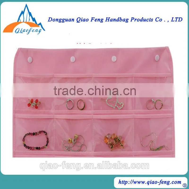 FASHION HANGING FOLDING COSMETIC BAG JEWELRY ORGANIZER BAG