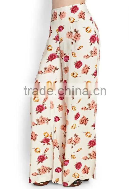 pants for women fashion floral print pants new design harem pants