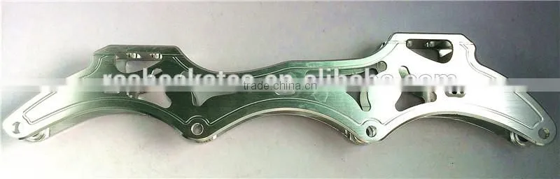 inline skate frame OEM type laster OEM logo all color Aluminium speed Skate frame laster OEM logo