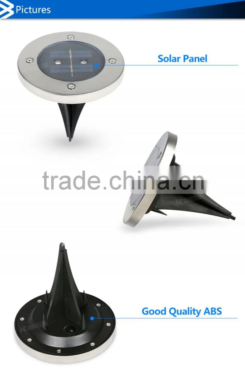 Insert Type Garden Pathway Underground Light LED Solar Lawn Lamp