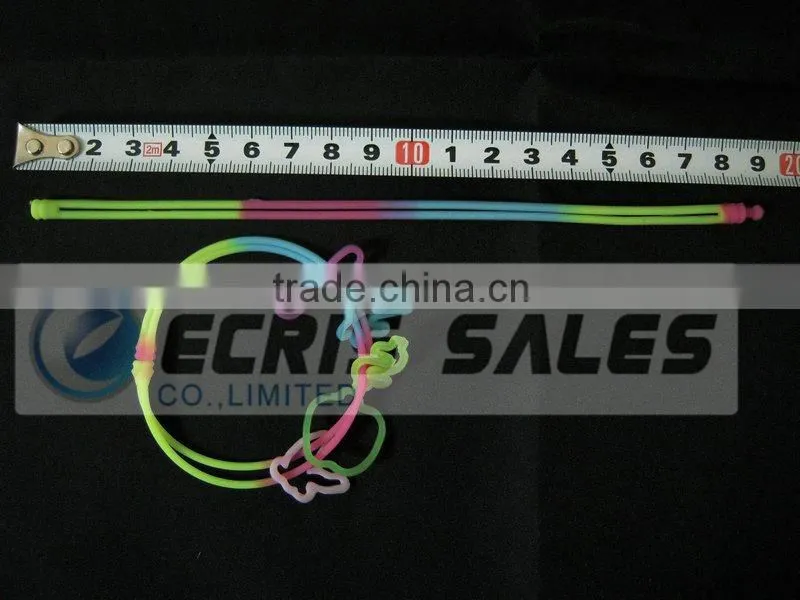 glowing silicone necklace