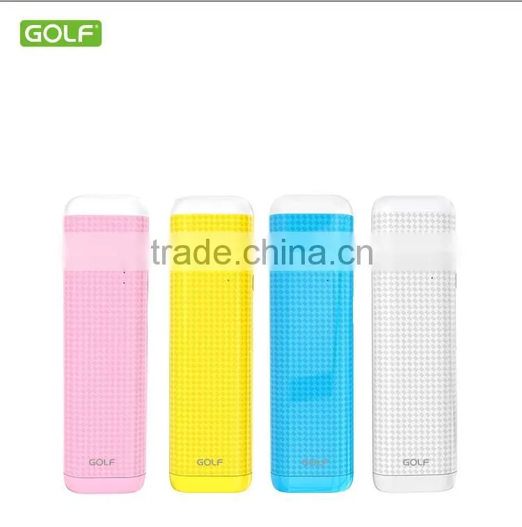 7800MAH dual outputs mosaic power bank portable charger universal charger with bright LED torch