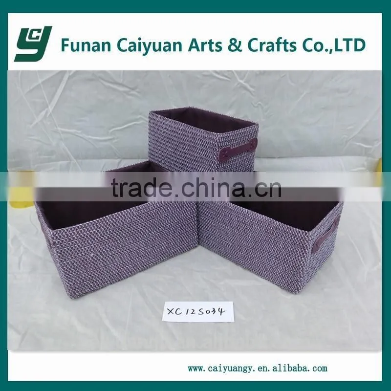 China supplier small unfinsihed antique crate wood basket