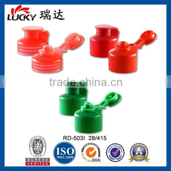 Plastic flip on cap RD-503F