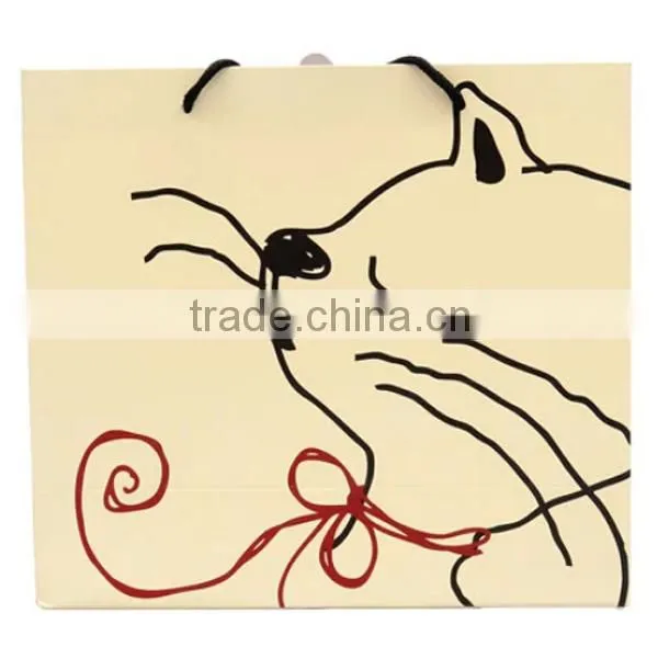 Cat And Rat Meaw Meaw Kraft Paper Bag