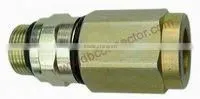 feed through hardline splice coaxial cable F connector