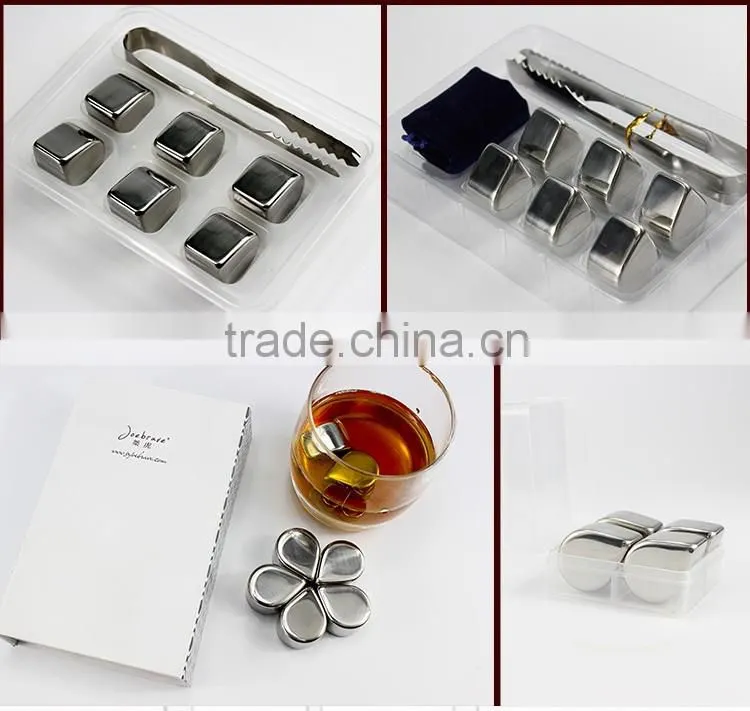 Raindrop Stainless Steel Whiskey stones, Ice Cubes,reusable Ice Cubes,Chilling Wine Ice Cubes
