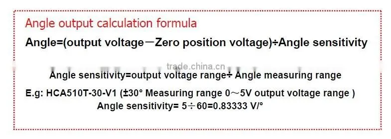 HCA520T Dual-axis Voltage Ouput Type Level Sensor Horizontal or Vertical Installation Optional High Accuracy 0.002deg
