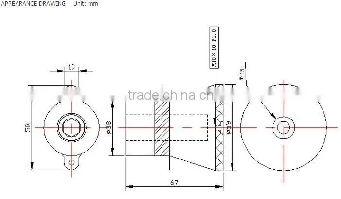 FBULSTR5967 ultrasonic transducer ultrasonic piezoelectric transducer cleaning transducer (FBELE)