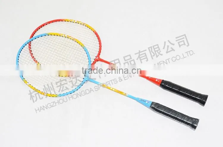 GX-T03 RED high quality steel kids new sport toys badminton racket/racquet