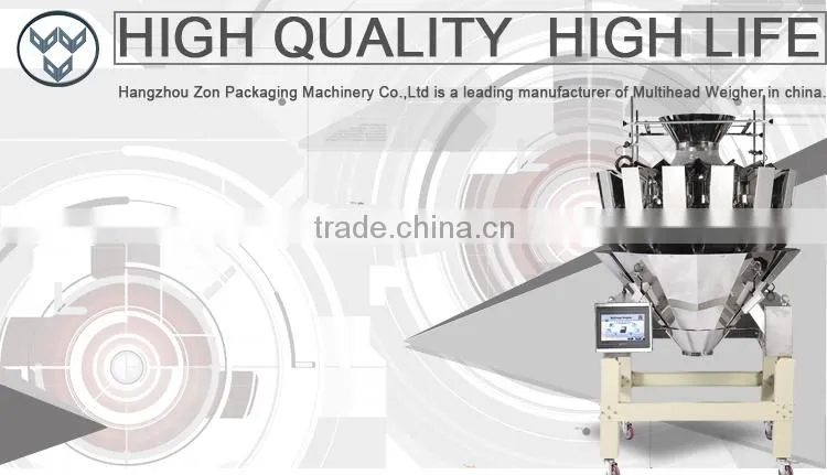 500-2000g Small Hardware 10 Heads Multihead Weigher Screw Weighing Scale