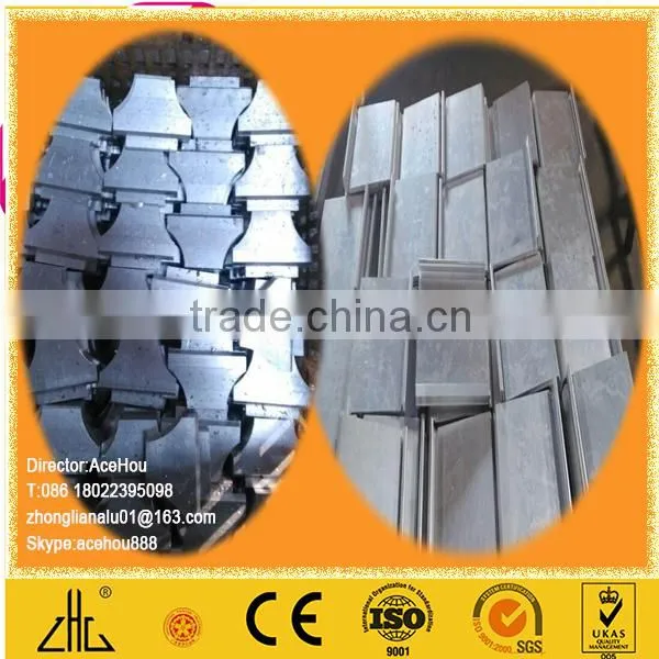 new design extrude aluminum profile with cnc machining direct manufacture by china aluminum factory