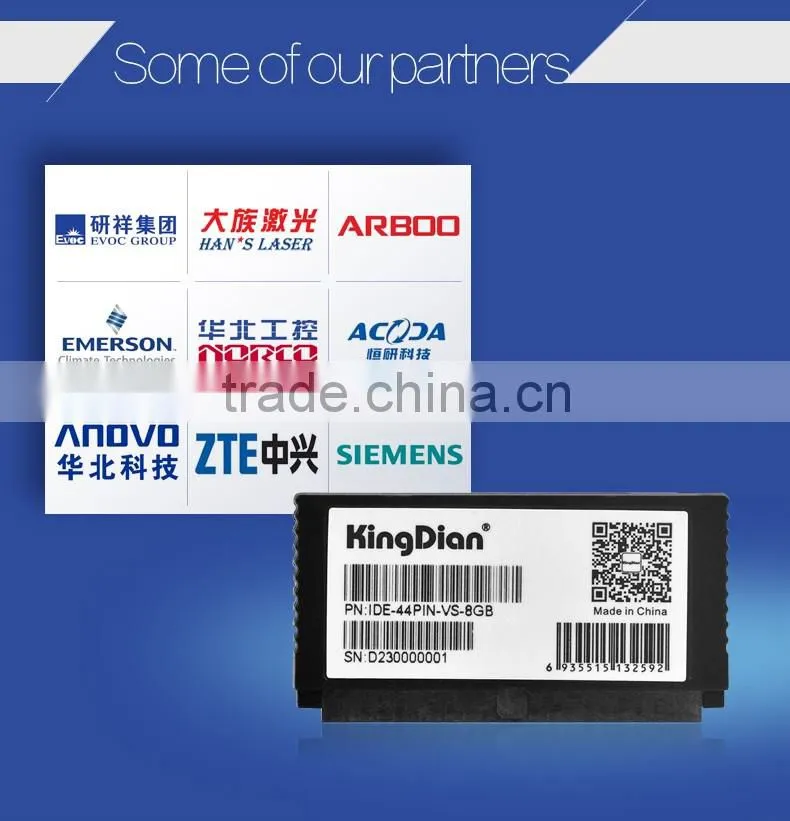 KingDian solid state drive ssd hard disk 4-60GB ssd 8GB DOM disk on module hard drive for Desktop and Laptop