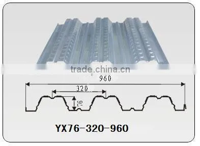 Metal Deck Floor Roll Forming Machine & Steel Floor Deck Making Machine & Metal Deck Roll Forming Machine