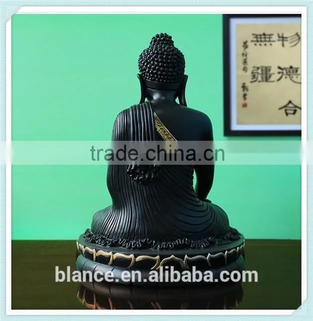 resin buddha statue sitting buddha figure for home decor
