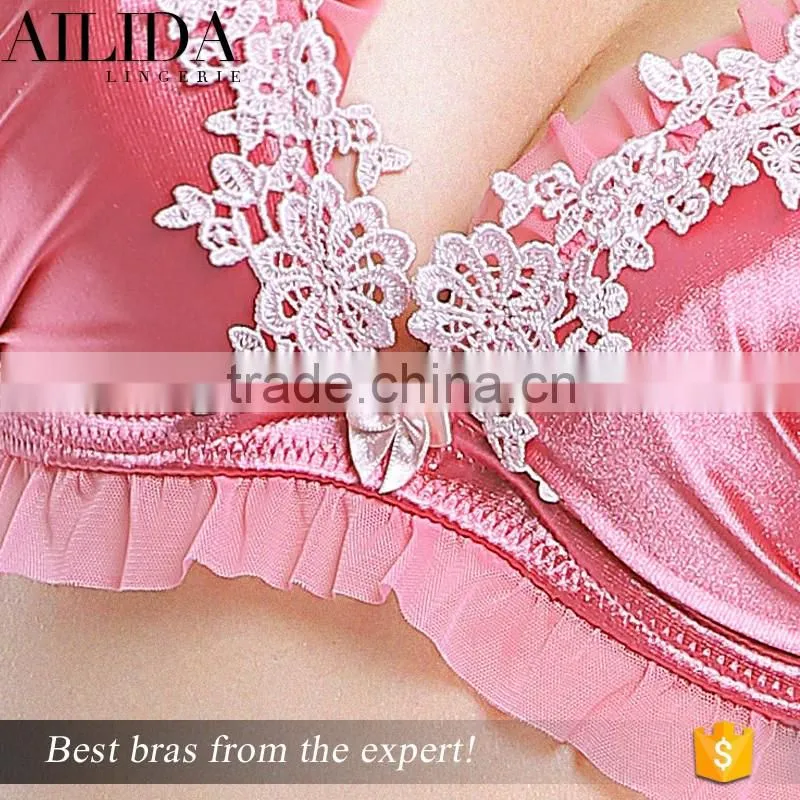 Sexy Hot Girls TOP Grade Breathable Sexy Ladies Plus Size Underwear Set