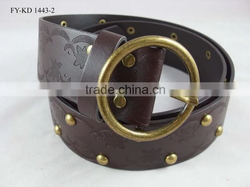 metal studs leather belts