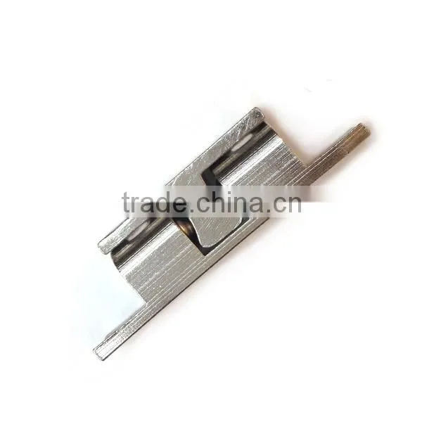 chrome plated brass wooden door stopper