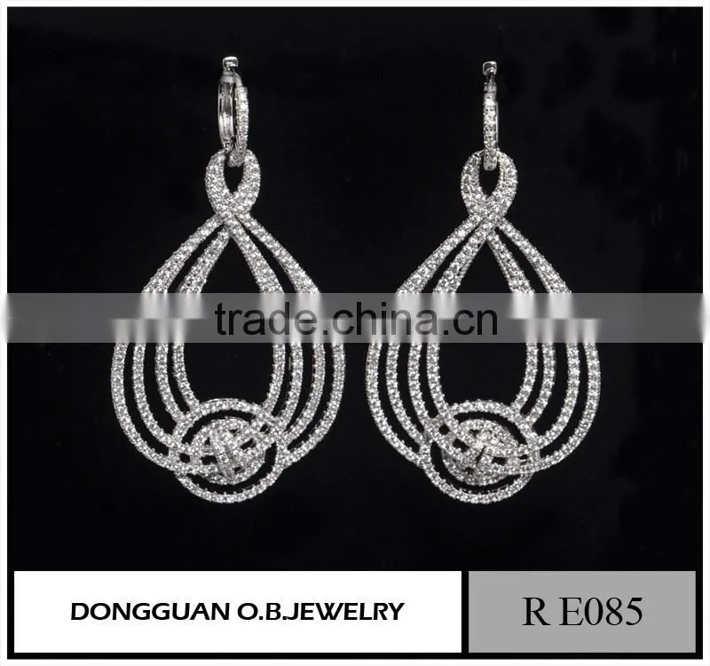 Fashion hanging cross earrings for men latest hanging earrings