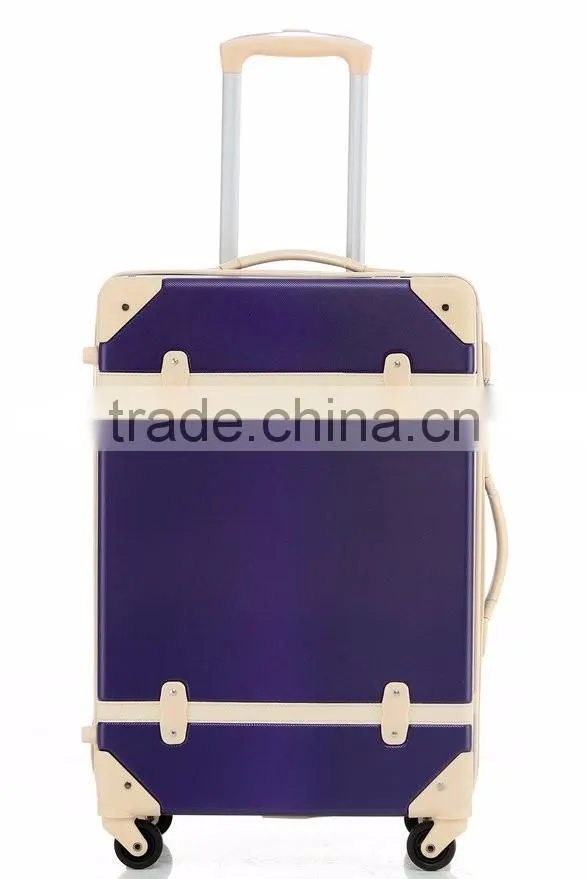 2 Piece ABS Luggage Set Vintage Suitcase