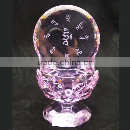 Unique decorative crystal flower