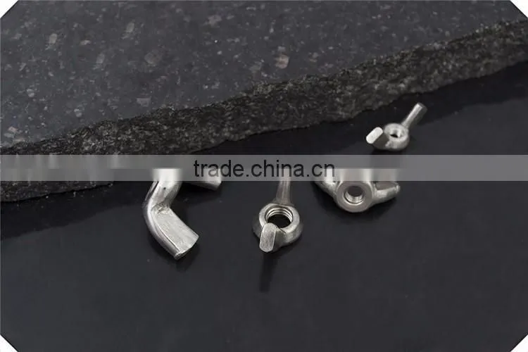 Fashionable forged stainless steel butterfly wing nut