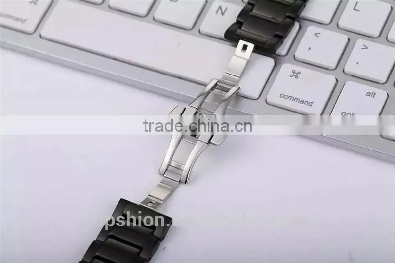 Luxury metal watch strap for apple watch with adapter, wholesale China